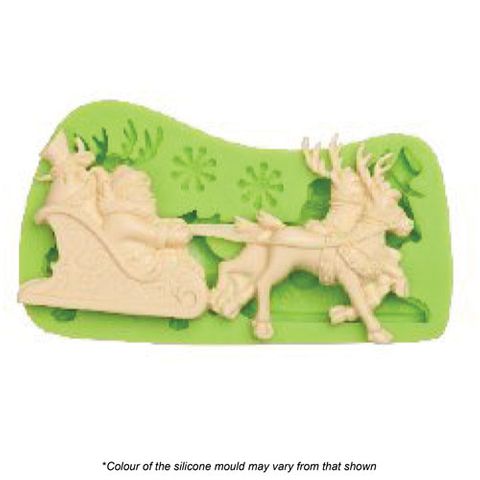 SANTA SLEIGH SILICONE MOULD