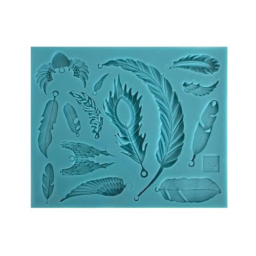 ASSORTED FEATHER AND WING SILICONE MOULD