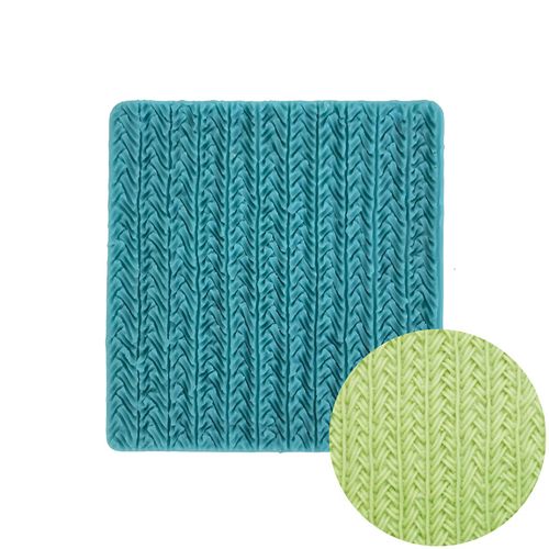 KNITTING WITH WEAVE SILICONE MOULD