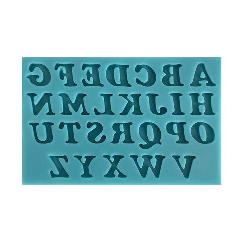 UPPER CASE LETTER SET 1 SILICONE MOULD
