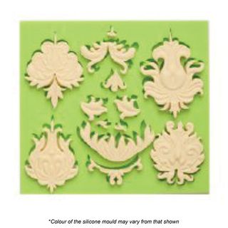 ASSORTED SCROLLS 2 SILICONE MOULD
