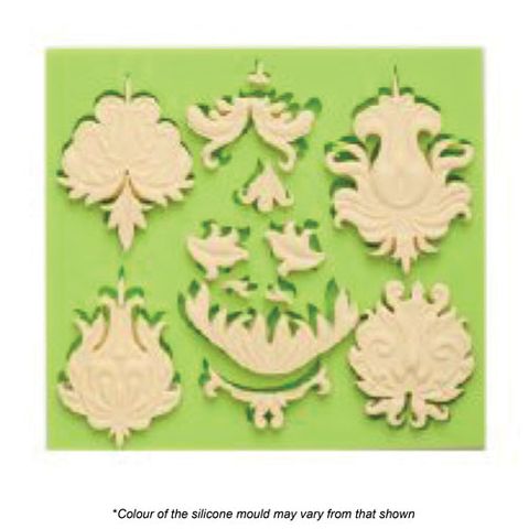 ASSORTED SCROLLS 2 SILICONE MOULD