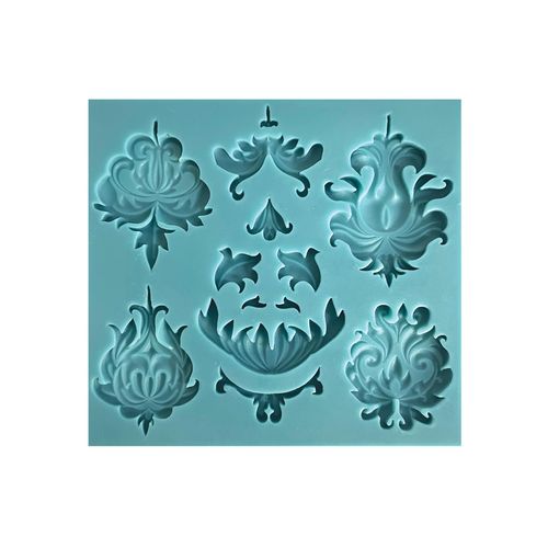 ASSORTED SCROLLS 2 SILICONE MOULD