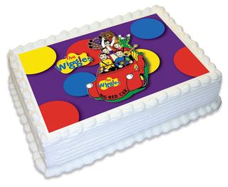THE WIGGLES  -  A4 EDIBLE ICING IMAGE - 29.7CM X 21CM (APPROX.)