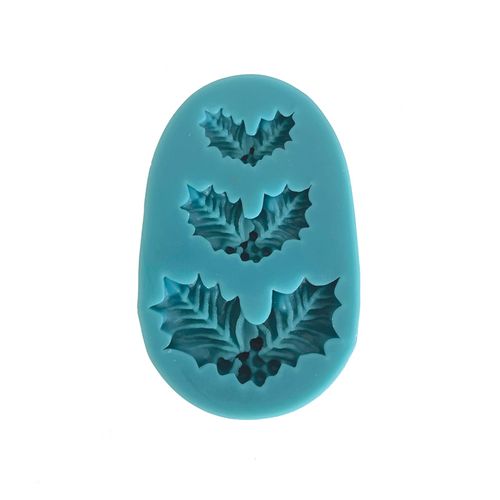 ASSORTED HOLLY SILICONE MOULD