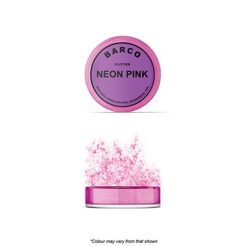 BARCO | FLITTER GLITTER | NEON PINK | NON TOXIC | 10ML