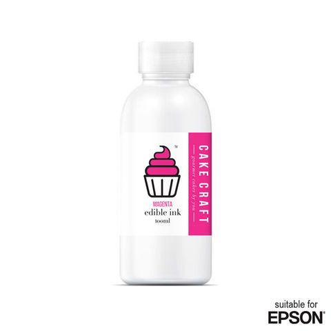 CAKE CRAFT | EPSON EDIBLE INK REFILL BOTTLE | MAGENTA | 100ML