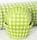 408 BAKING CUPS - LIME GINGHAM - 500 PIECE PACK