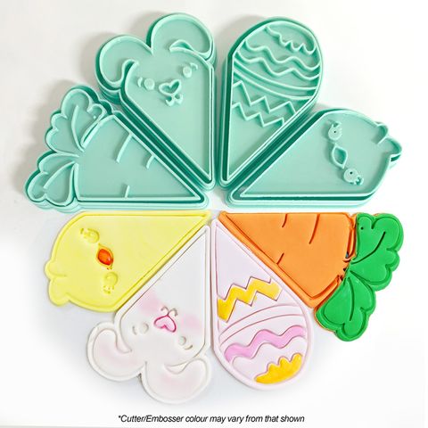 EASTER PIZZA COOKIE PLATTER | CUTTER & EMBOSSER