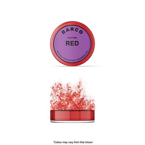 BARCO | FLITTER GLITTER | RED | NON TOXIC | 10ML