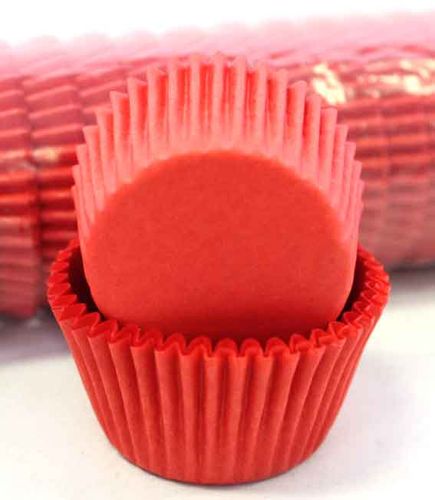 408 BAKING CUPS - RED - 500 PIECE PACK