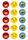 ANGRY BIRDS - 2 INCH/5CM CUPCAKE IMAGE SHEET - 15 PER SHEET