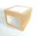 8X8X6.5 INCH CAKE BOX | KRAFT DISPLAY | LID & SIDE WINDOW