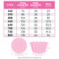 408 BAKING CUPS - PASTEL PINK POLKA DOTS - 100 PIECE PACK