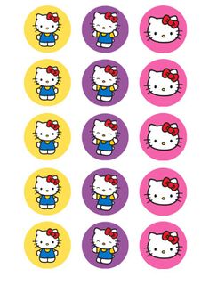 DK HELLO KITTY | CUPCAKE EDIBLE IMAGE