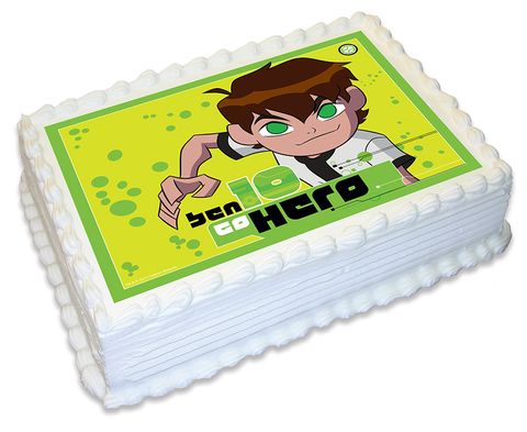 BEN 10 -  A4 EDIBLE ICING IMAGE - 29.7CM X 21CM (APPROX.)