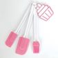 SILICONE SPATULA & BRUSH SET | 3 PIECES