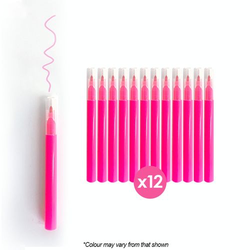 CAKE CRAFT | MINI MARKERS | PINK | 12 PACK