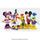 MICKEY & FRIENDS | PLASTIC FIGURINES | 6 PIECE SET