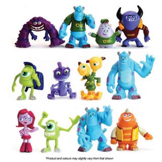 MONSTERS UNIVERSITY | PLASTIC FIGURINES | 12 PIECE SET