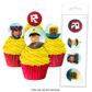 ROBLOX | EDIBLE WAFER CUPCAKE TOPPERS | 16 PIECE PACK - BB 06/25