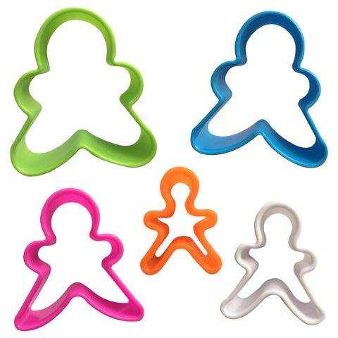 GINGERBREAD MAN COOKIE CUTTER SET OF 5