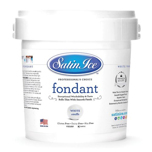 SATIN ICE | WHITE/VANILLA | FONDANT | 10KG