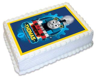 THOMAS THE TANK ENGINE - A4 EDIBLE ICING IMAGE - 29.7CM X 21CM (APPROX.)