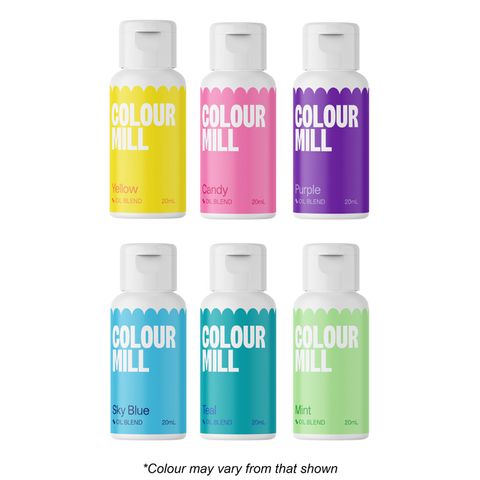 COLOUR MILL | POOL PARTY 6 PACK | FOOD COLOUR | 6 x 20ML