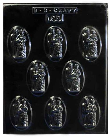 BRIDE AND GROOM  CHOCOLATE MOULD