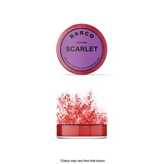 BARCO | FLITTER GLITTER | SCARLET | NON TOXIC | 10ML
