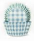 408 BAKING CUPS - PASTEL BLUE GINGHAM - 100 PIECE