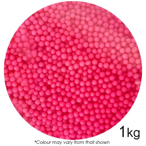 SPRINK'D | SUGAR BALLS | BRIGHT PINK | 4MM | 1KG