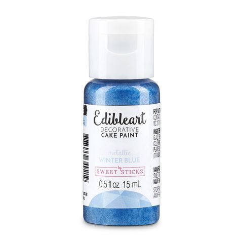 SWEET STICKS | WINTER BLUE | METALLIC EDIBLEART PAINT | 15ML - BB 01/26