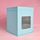 CAKE CRAFT | BLUE | 8X8X10.2 INCH CAKE BOX | RETAIL PACK