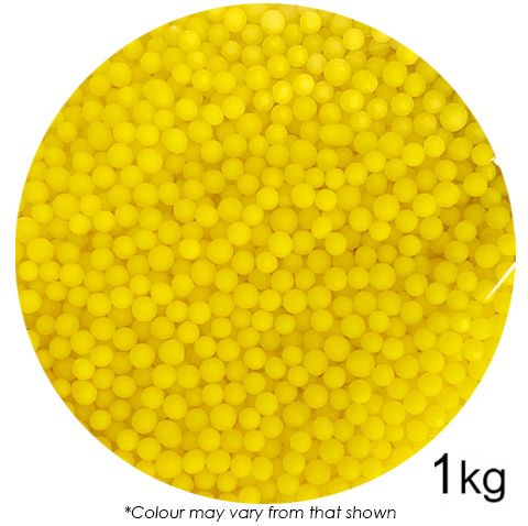 SPRINK'D | SUGAR BALLS | YELLOW | 4MM | 1KG - BB 30/10/25