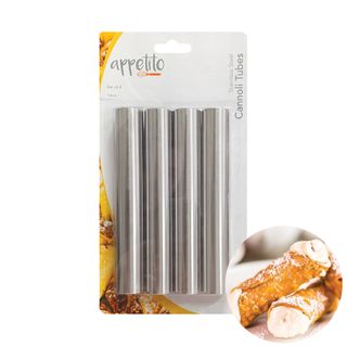 TINPLATE CANNOLI TUBES | SET OF 4