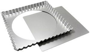 SQUARE TART PAN 12 INCHX12 INCHX1 INCH