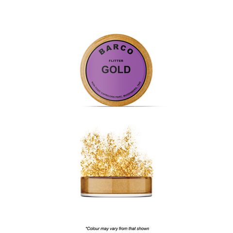BARCO | FLITTER GLITTER | GOLD | NON TOXIC | 10ML