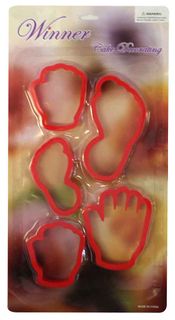 HAND AND FEET COOKIE CUTTERS