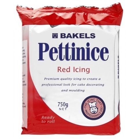 BAKELS | RED ICING | 750G - BB 31/05/25