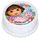 DORA ROUND EDIBLE ICING IMAGE - 6.3 INCH / 16CM