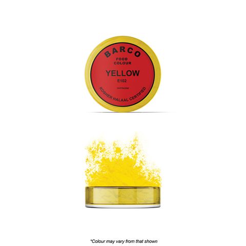 BARCO | RED LABEL | YELLOW | COLOUR/PAINT/DUST | 10ML - BB 10/02/25