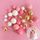 PINK, WHITE & GOLD | DECO FOAM BALL TOPPER | 32 PC SET