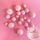 BABY PINK | DECO FOAM BALL TOPPER | 20 PC SET