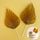 METALLIC GOLD | DECO FAN TOPPER | 2 PC SET