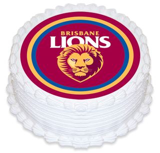 AFL BRISBANE LIONS EDIBLE IMAGE 135mm