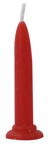 BULLET CANDLE - RED (150)