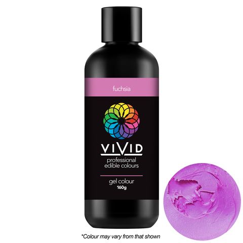 VIVID | FUCHSIA | GEL COLOUR | 160G- BB 15/01/26