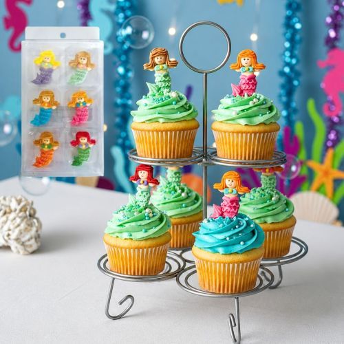 MERMAIDS | SUGAR DECORATIONS | 6 PIECE PACK